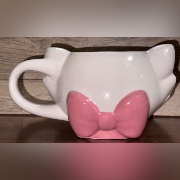Super Cute Disney Aristocats Marie Face Ceramic 3D Sculpted Mug, 20oz - NEW - Picture 8 of 15